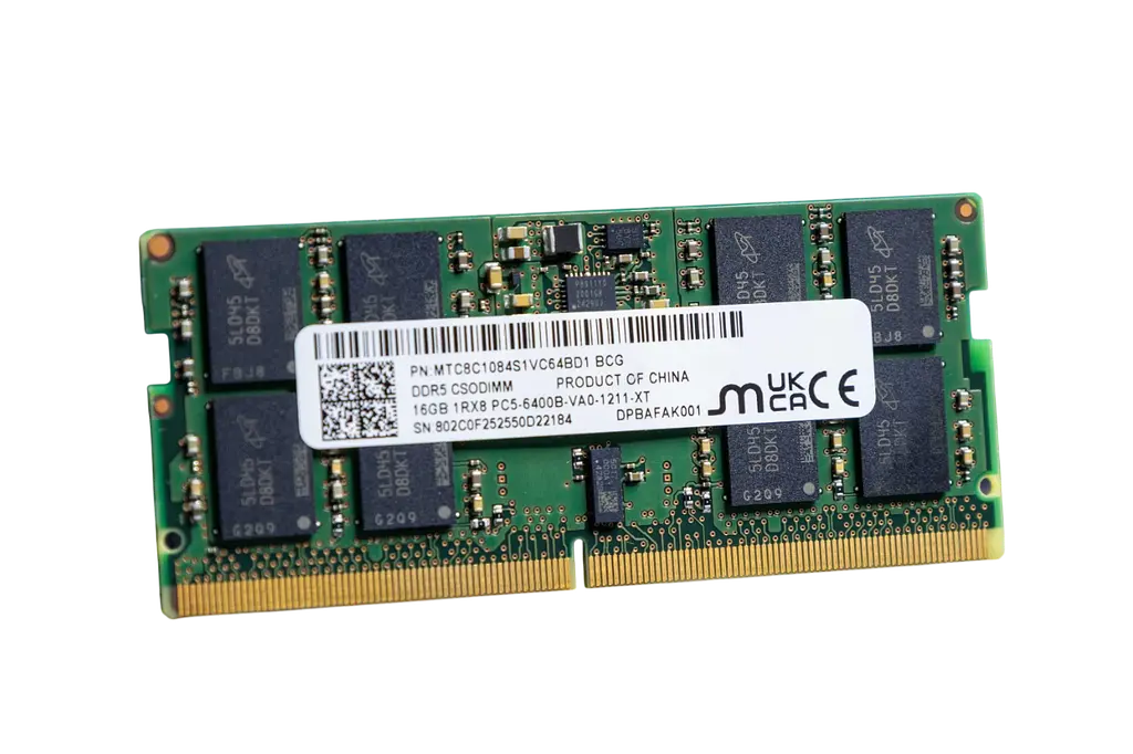 Оперативна пам'ять Micron 16GB SODIMM DDR5 6400MHz (MTC8C1084S1VC64BD1) Б/В - фото 3