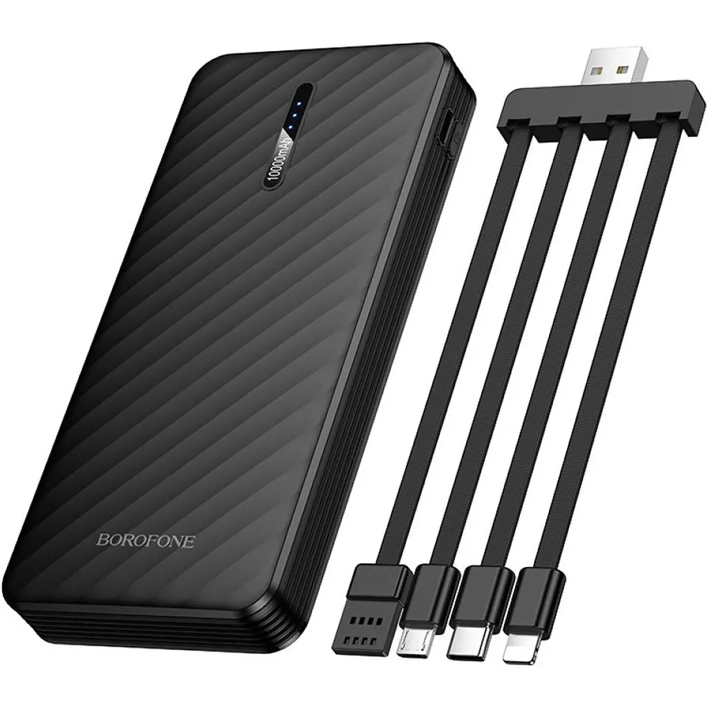Зовнішній акумулятор Borofone BJ84 Smooth 10000mAh 10W Black [172722] - фото 2