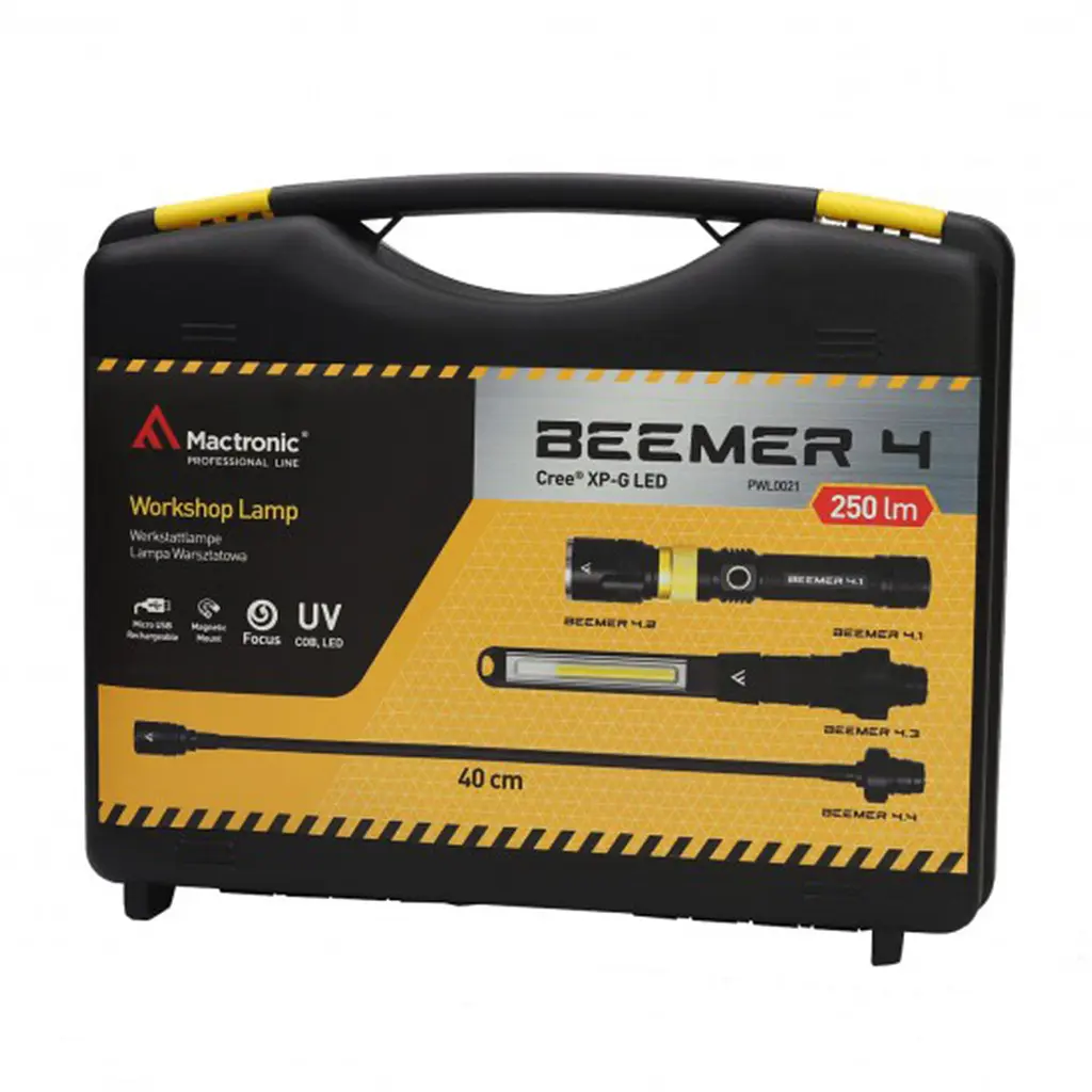Ліхтар професійний Mactronic Beemer 4 (350 Lm + UV 390 nm) Ultraviolet Focus USB Recharg (PWL0021) - фото 12