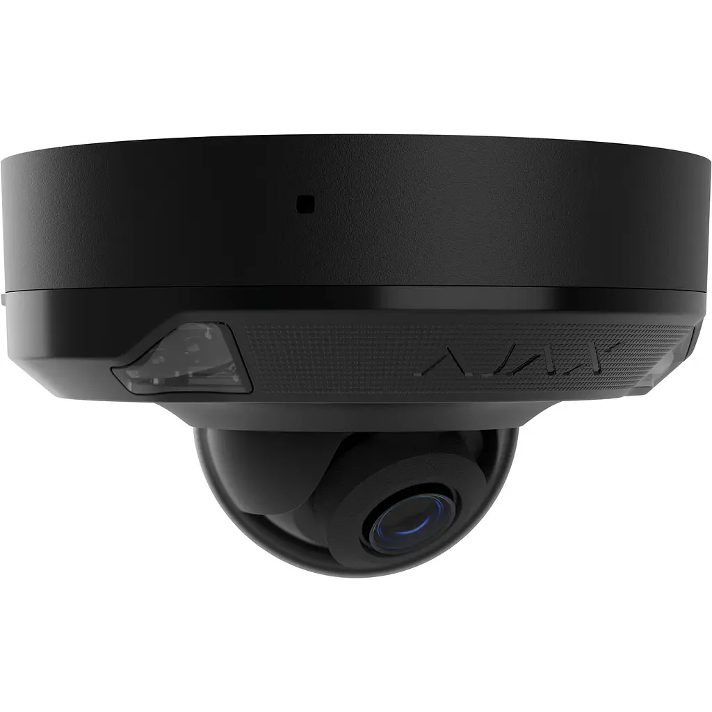 IP-камера Ajax дротова DomeCam Mini HL Black, 8мп, 2.8мм, гібридне підсвічування IR 35м, білий Led 50м, Poe, True WDR, IP 65, ІЧ 30м, аудіо, кут огляду 100° до 110° - фото 5