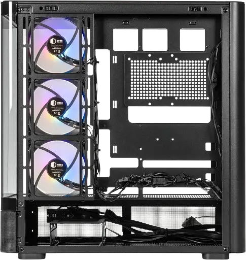 Корпус QUBE MASTERFORCE RGB Black (MASTERFORCE_GBNU3) - фото 3