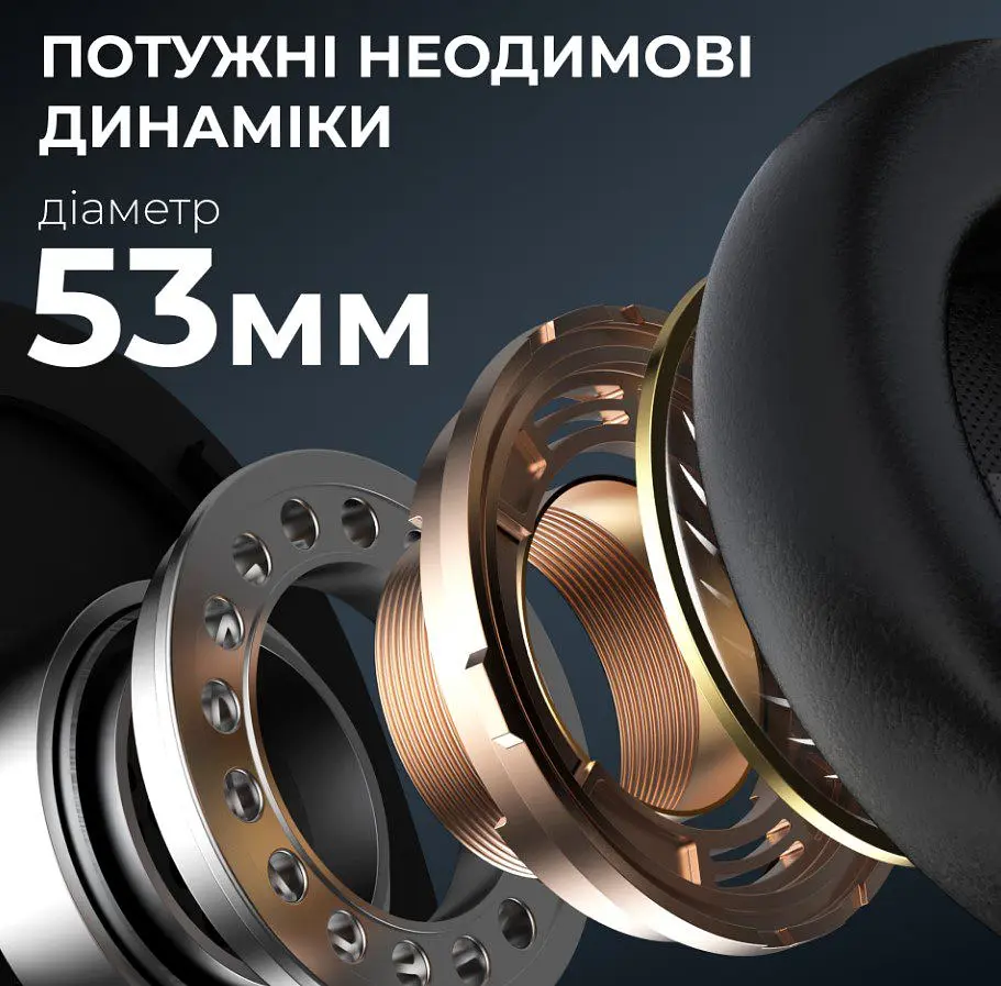 Игровые наушники беспроводные GamePro HSW-191-BL Asgard Skadi Wireless 7.1 Black - фото 4