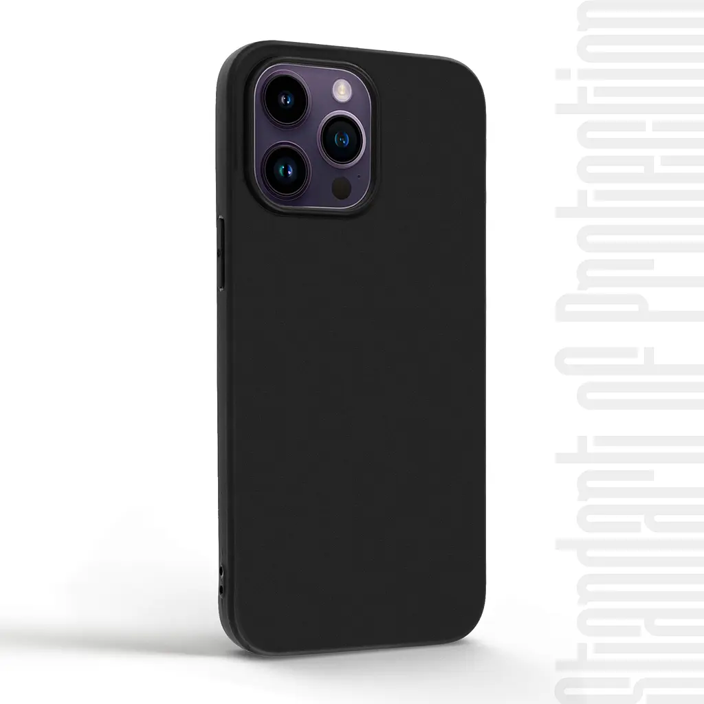 Чехол-накладка для смартфона Apple iPhone 14 Pro Max противоударный, силиконовый, термополиуретановый (ТПУ), с защитой камеры и корпуса, черный, защита всего корпуса, ArmorStandart (ARM65615) - фото 2