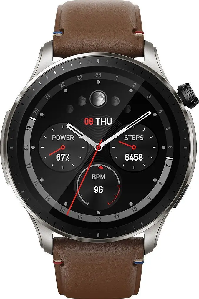 Смарт-годинник Amazfit GTR 4 Brown Leather [76489] - фото 2