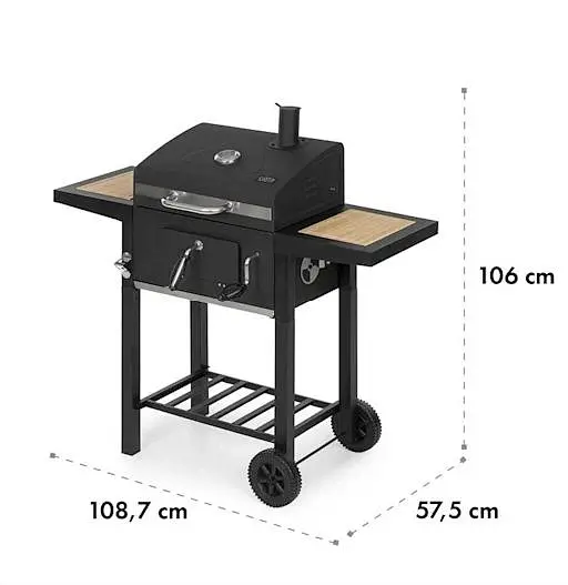 Угольный гриль Klarstein Meat Machine (10034819) - фото 2
