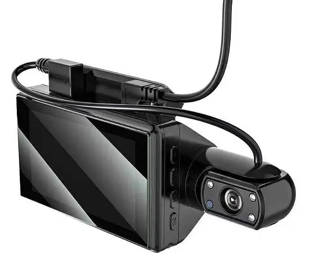 Автомобільний відеореєстратор DVR Hoco DL07 Plus LTPS-3.0" 2 камери Full HD - фото 4