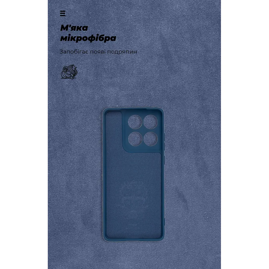 Чохол до мобільного телефона Armorstandart ICON Motorola Edge 60 Fusion 5G Dark Blue (ARM85593) - фото 4