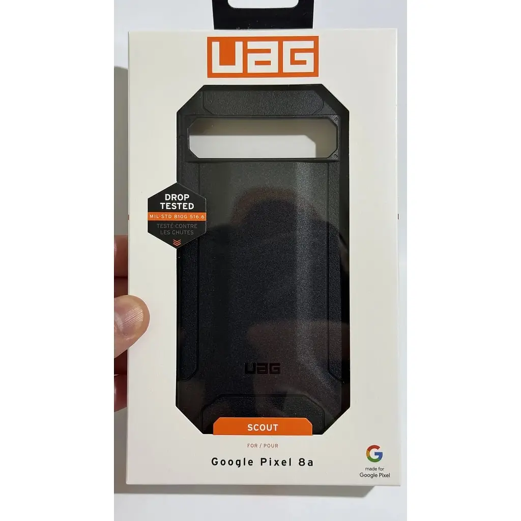 Оригінальний протиударний чохол UAG Scout для Google Pixel 8a (6.1") Black (614450114040) - фото 4