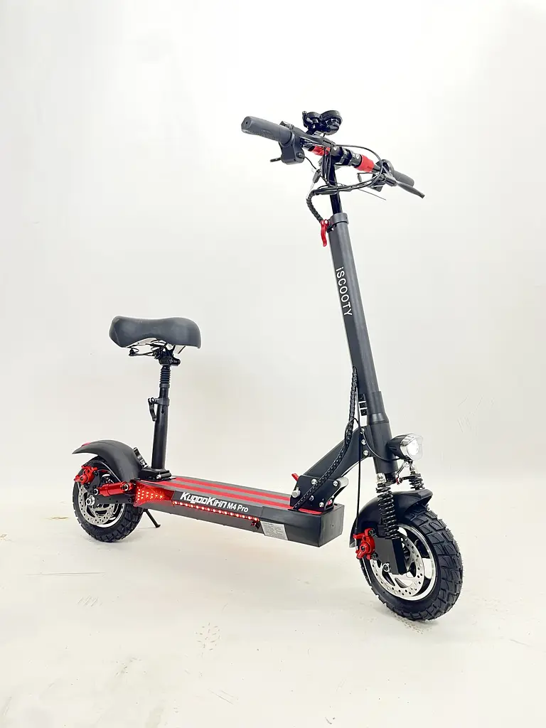 Электросамокат с сиденьем KugooKirin M4 PRO (1500W, 48V, 21Ah) вольтметр  - фото 4