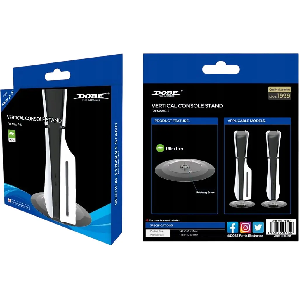 Підставка для консолі Dobe Vertical Console Stand для PS5 Slim/Slim Digital Edition (TP5-3573) [165280] - фото 9