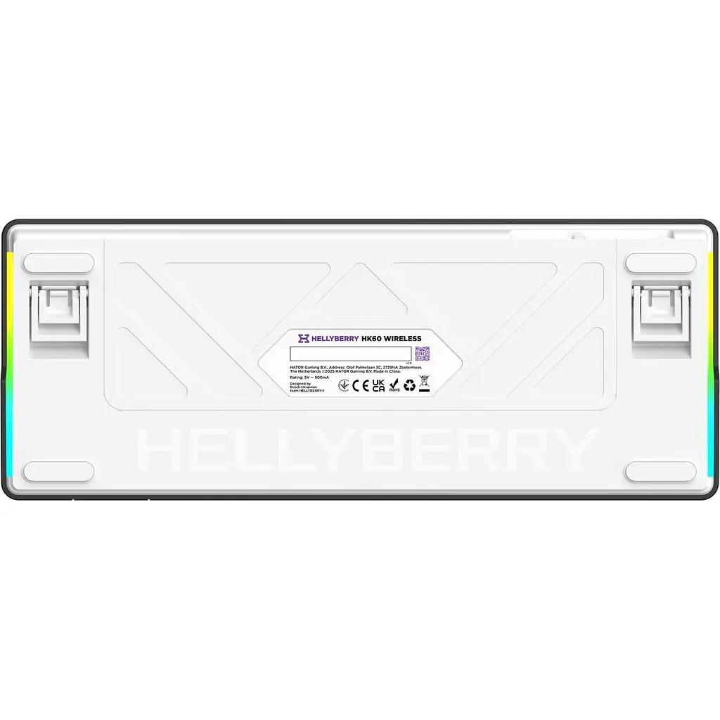 Клавіатура Hator Hellyberry HK60 Wireless White/Violet [157465] - фото 4