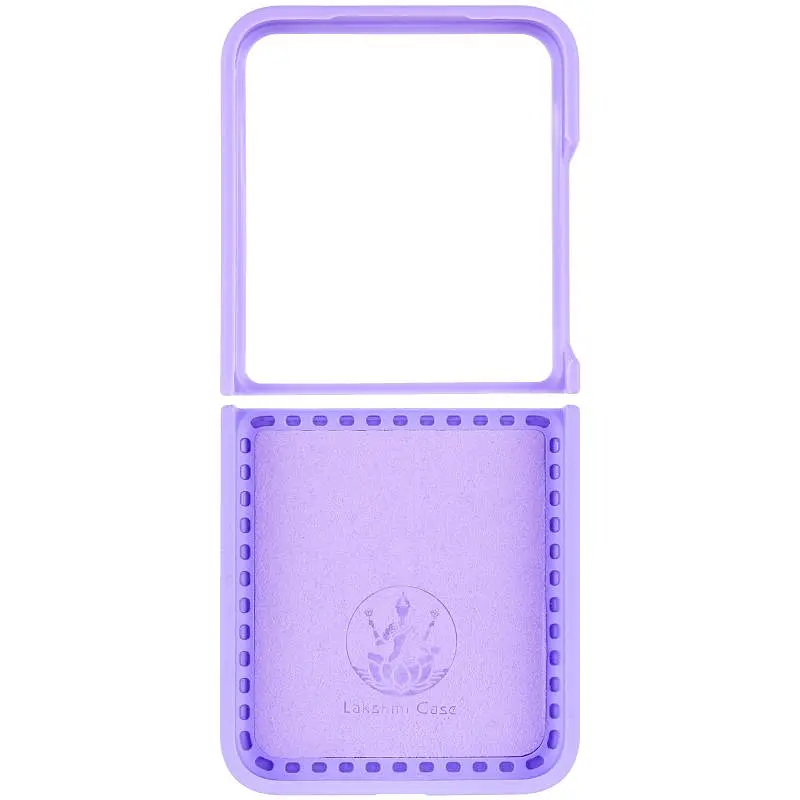 Чехол Foldables Silicone Cover Lakshmi (AAA) для Motorola Razr 50 Ultra Сиреневый / Dasheen - фото 4