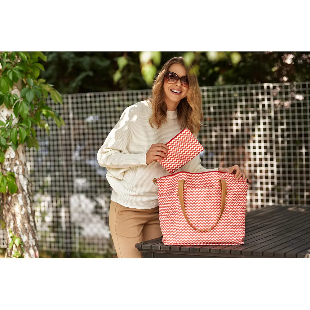 Сумка для мами Canpol babies Lady Mum з кріпленням до коляски червоний (78/500) - фото 6