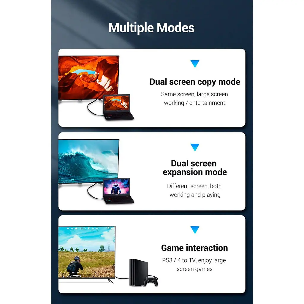 Кабель Vention HDMI-HDMI V 2.0 1.5 м (AAKBG) - фото 5