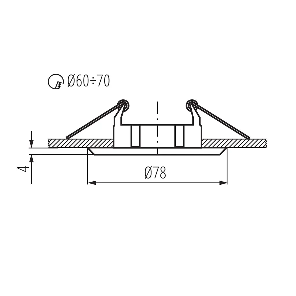 Точковий світильник Kanlux BASK CTC-5514-MPC/N (2814) - фото 3
