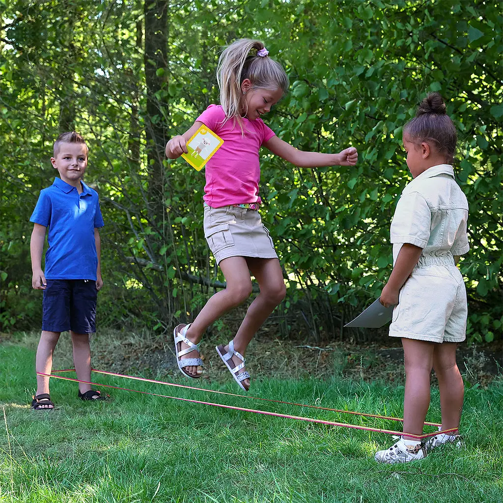 Развивающая игра с резинкой для прыжков SES Creative Прыгающая команда (02248S) - фото 6