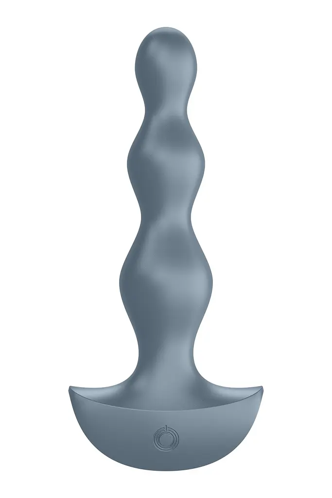 Анальна пробка 14х3 см Satisfyer Lolli Plug 2, сіра - фото 3