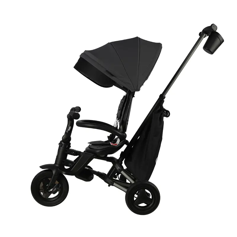 Велосипед триколісний дитячий Nova+ Rubber складаний Ultimate Black (S700-17Nova+RubberUB) - фото 4