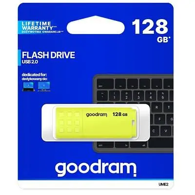 USB флеш накопитель Goodram 128GB UME2 Yellow USB 2.0 (UME2-1280Y0R11) - фото 3