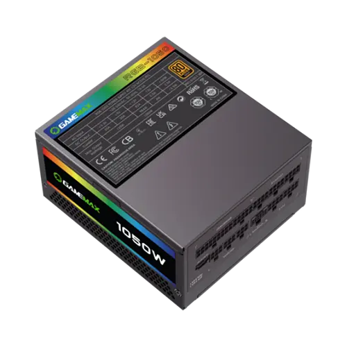 Блок живлення GameMax RGB-1050 Pro 1050W 80+ Gold Black (RGB-1050 PRO) - фото 2