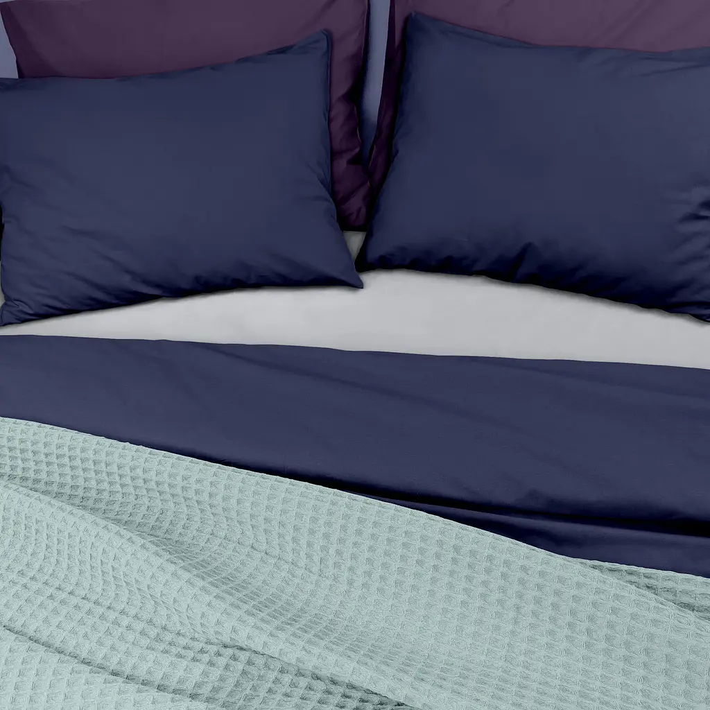 Плед-покрывало Cosas Agave Greek Waffle вафельный 160х230 см агава (Blanket_04Agave_GreekWaffle_160x230) - фото 2