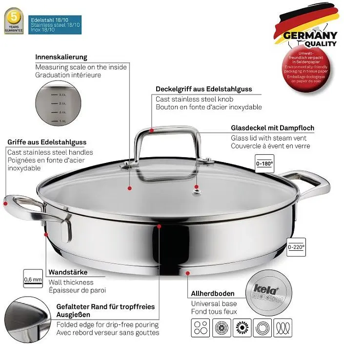 Сотейник Kela Flavoria 28 см (11568) - фото 2