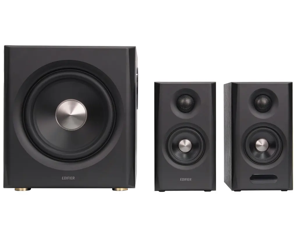 Активні колонки 2.1 Edifier S-355-DB 150W Sub Hi-Res, HDMI, Optical, Coax, Type-C, Bluetooth Black - фото 2
