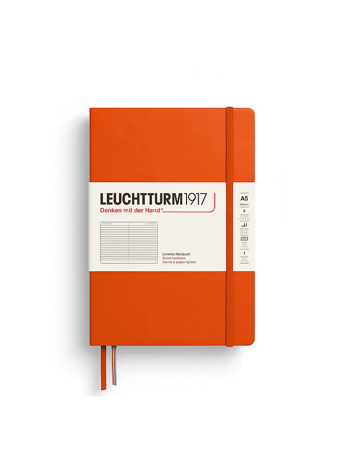Блокнот Leuchtturm1917, Середній, Pumpkin, Лінія (373983)