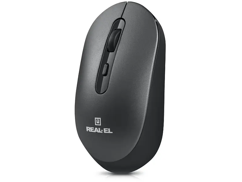 Миша REAL-EL RM-470W Dark Gray (EL123200049) - фото 4