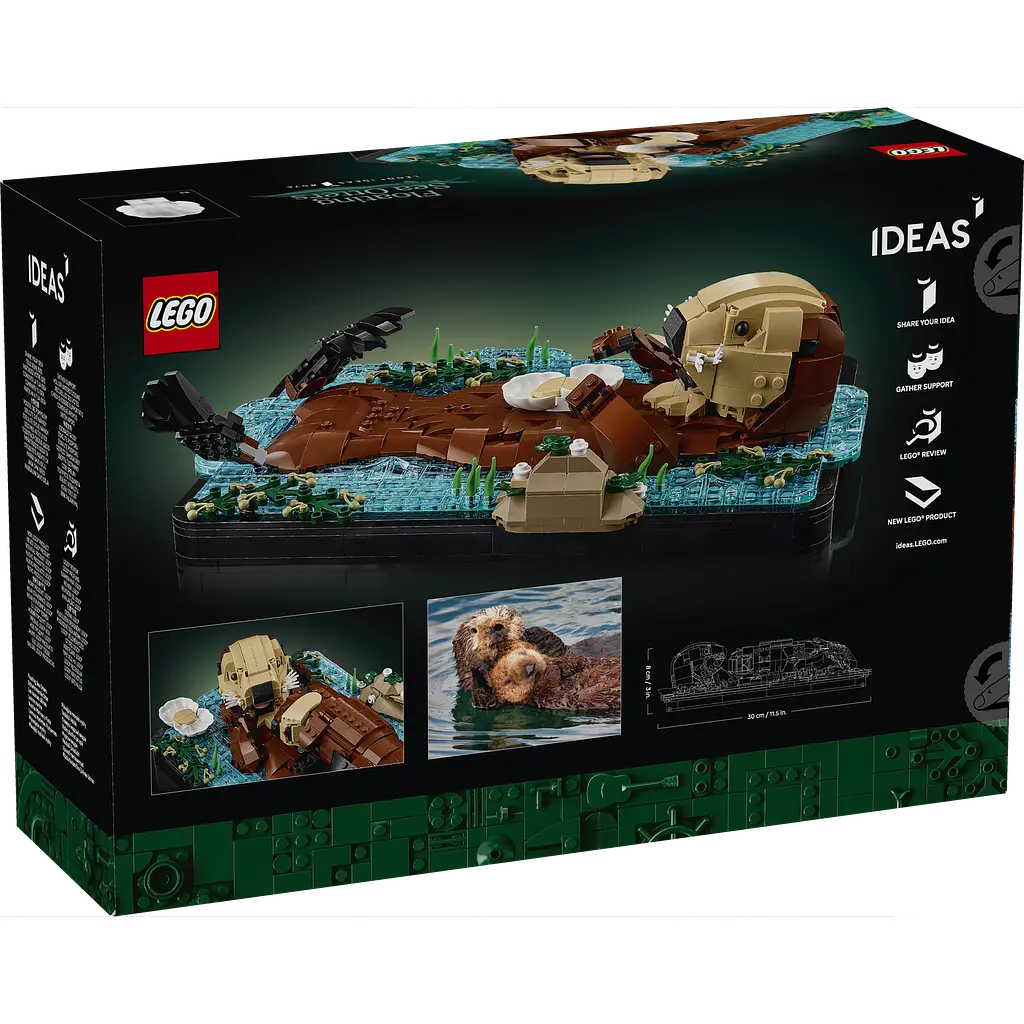 Конструктор LEGO Ideas Пливучі морські видри 1234 деталі (21366) - фото 10