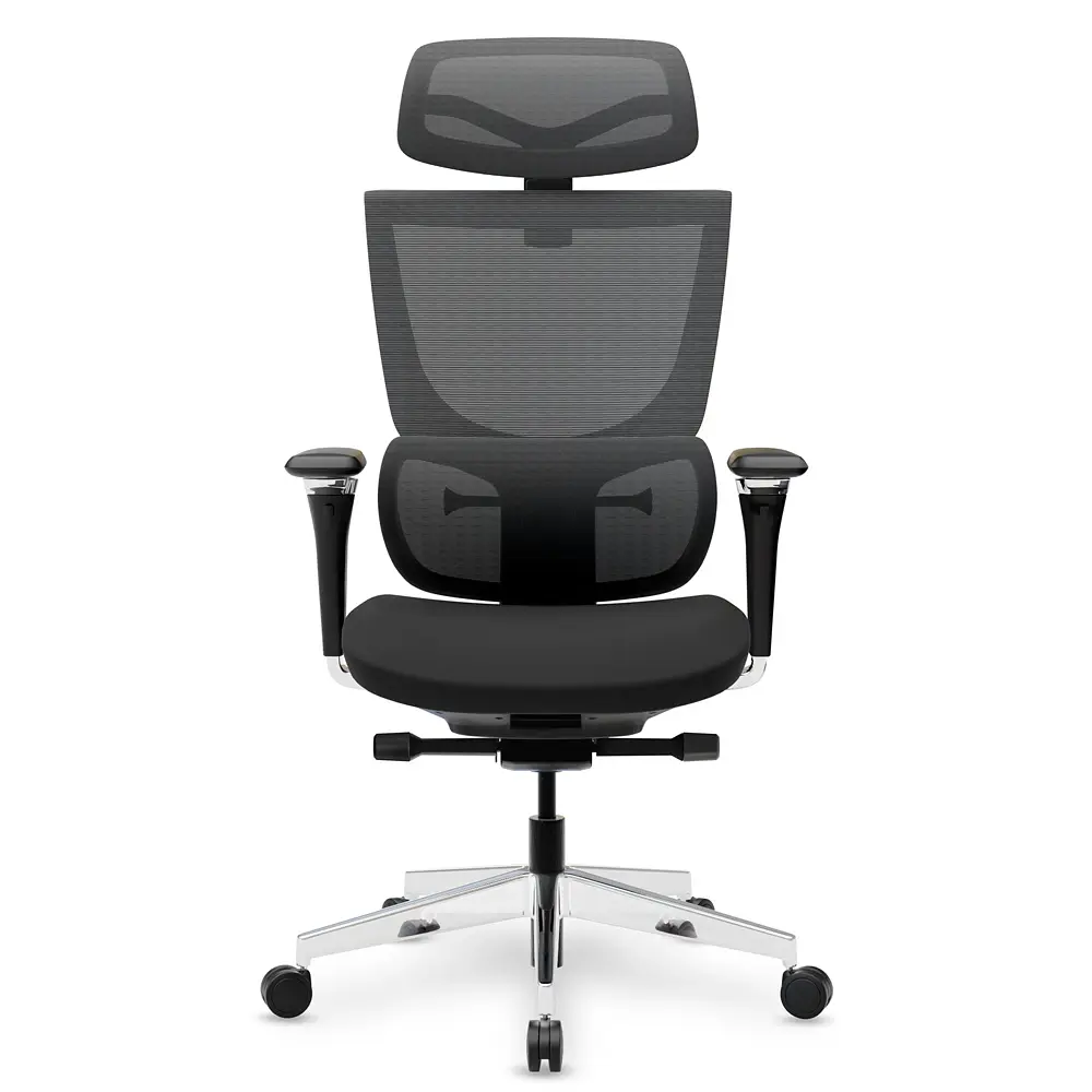 Крісло Mealux S8 Air Fabric Black (арт. HF-S8P F/B) - фото 9