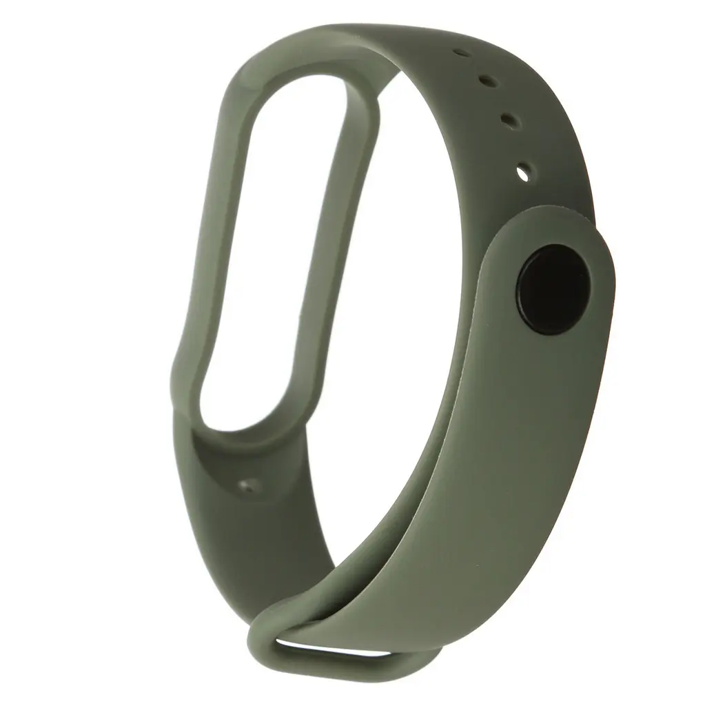 Силіконовий ремінець для фітнес браслетів Xiaomi Mi Band 3/4, Silicone, khaki, зі зручною застібкою, на фітнес трекер та смарт годинник, ArmorStandart (ARM51838) - фото 2