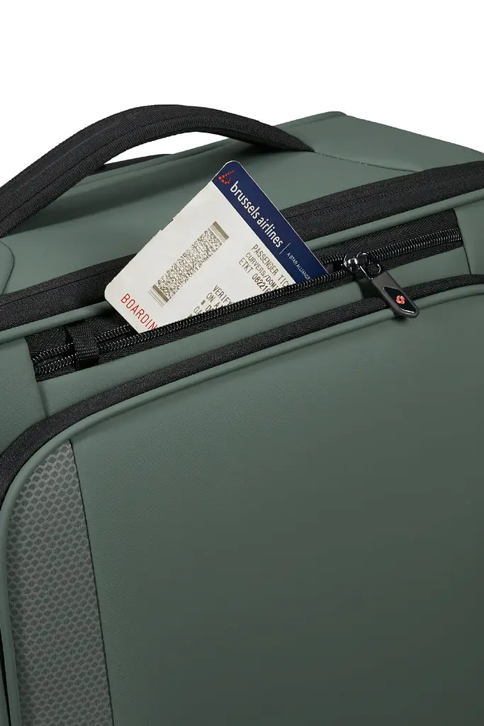 Валіза 55 См Samsonite GLAZED SAGE GREEN 55x40x23(26) KT9*04001 - фото 5