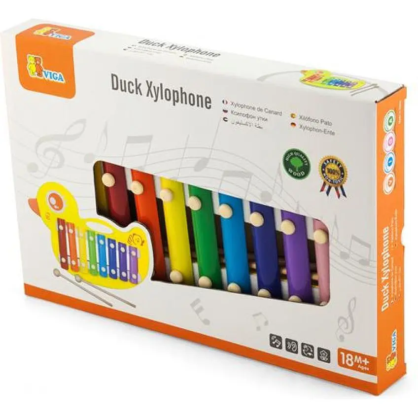 Музична іграшка Viga Toys Ксилофон-каченя (59769) - фото 3