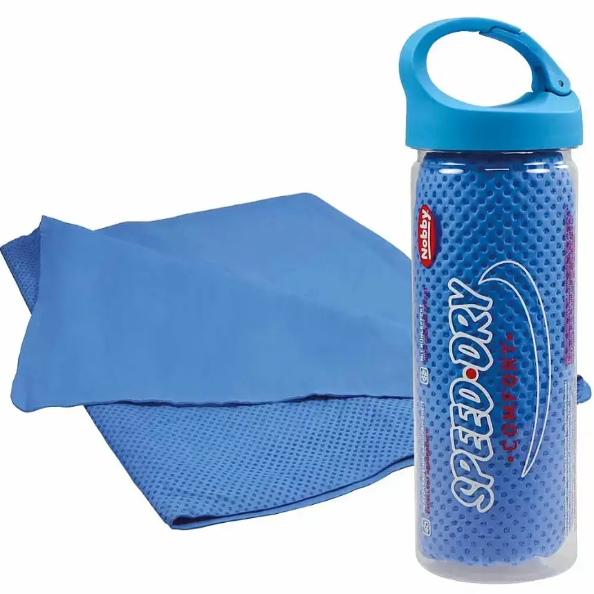 Охолоджувальний рушник для собак і котів Nobby Speed & Dry Comfort синій 66×43 см 79087 - фото 2