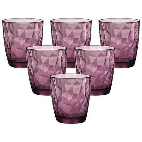 Набір склянок Bormioli Rocco Diamond Dof Rock Purple 385 мл 6 шт (302258M) - фото 2