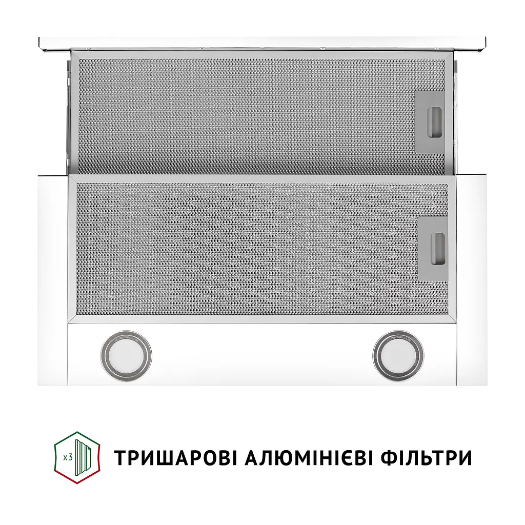 Витяжка телескопічна PERFELLI TL 602 WH LED - фото 7