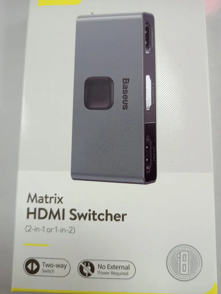 Розгалужувач Baseus Matrix Hdmi Switcher двосторонній адаптер - фото 2
