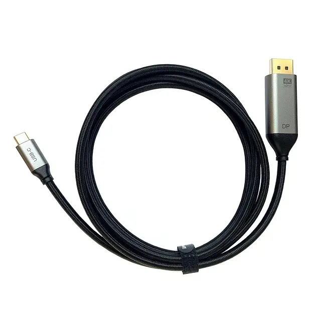 Кабель CABLETIME USB Type-C to DisplayPort (сумісний з Thunderbolt 3/4) 1.8m 4K/60Hz для MacBook/iMac - фото 7