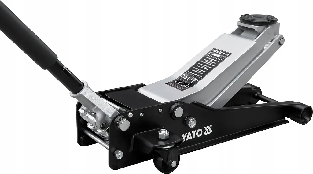 Домкрат гідравлічний підкатний Yato 2.5 т, 85-520 мм