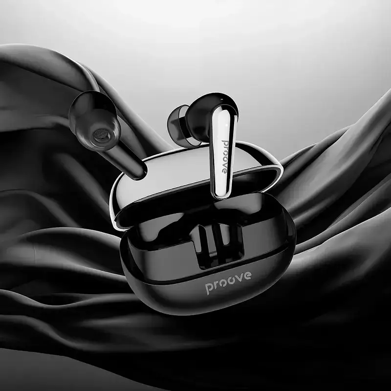 Беспроводные наушники Proove Blitz, TWS, ANC, BT5.3, 40mAh, 500mAh, 8h, white UA UCRF - фото 6