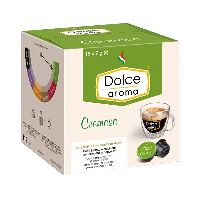 Кава в капсулах Dolce Aroma Cremoso Dolce Gusto 112 г (16 капсул х 7 г) (881653) - фото 2