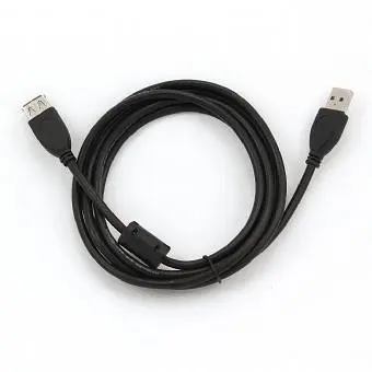 Кабель удлинитель Cablexpert USB 2.0 AM/AF 1,8 м, ферритовый фильтр (CCF-USB2-AMAF-6) - фото 2