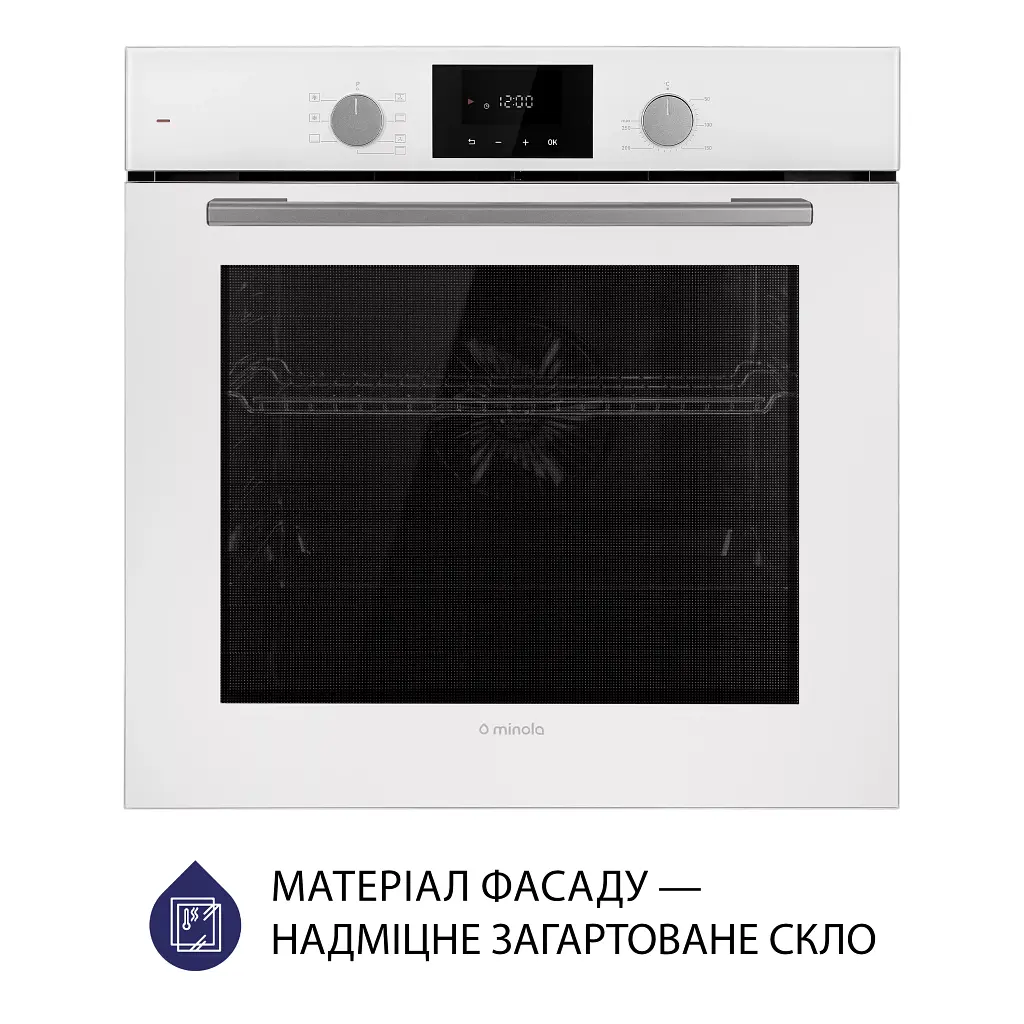 Духовой шкаф электрический Minola EOD 675 WH - фото 2