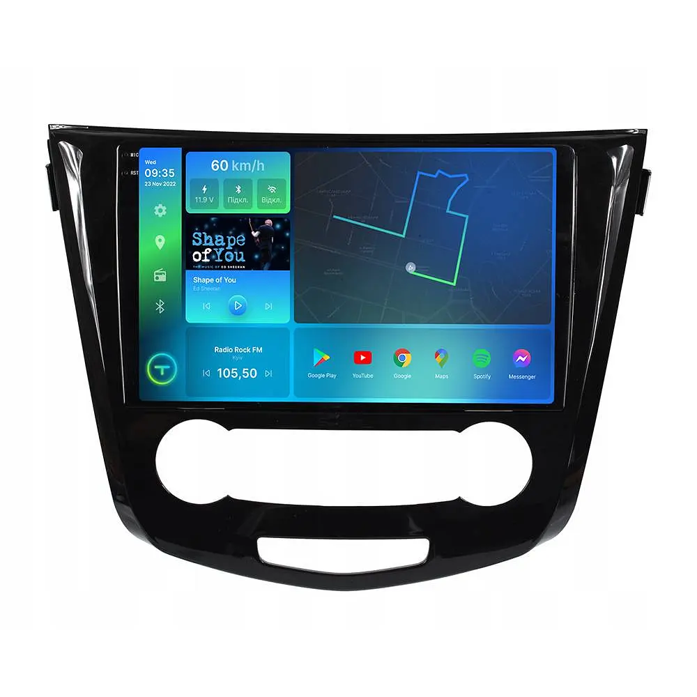 Штатна магнітола TORSSEN 2K Nissan Xtrail/Qashqai 2013+ FL10 4+64Gb 4G Carplay DSP
