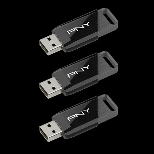 Флеш-накопичувач USB 128Gb Attaché X, Black, USB 3.2 Gen 1, до 130 МБ/с PNY teh0029154 - фото 2