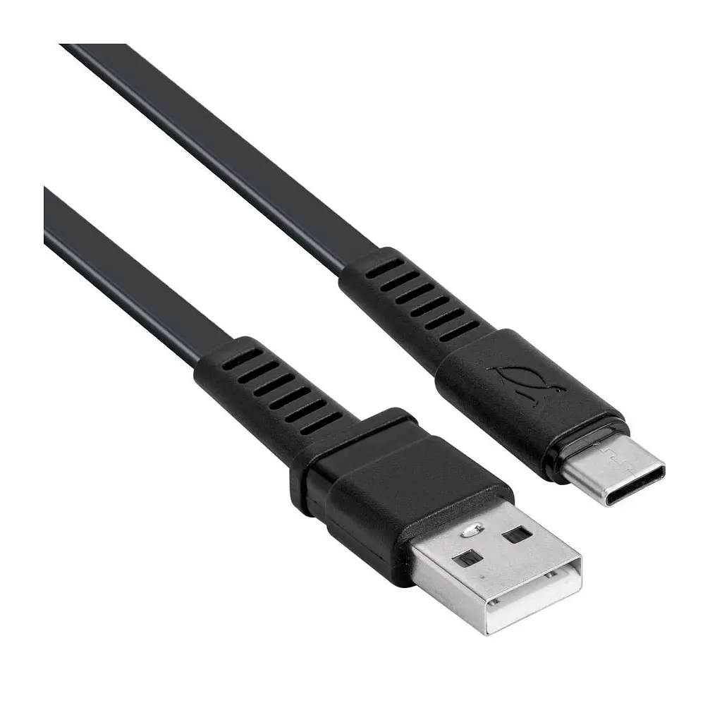 Дата кабель USB 2.0 AM to USB-C 1.2m black RivaCase (PS6002 BK12) - фото 4