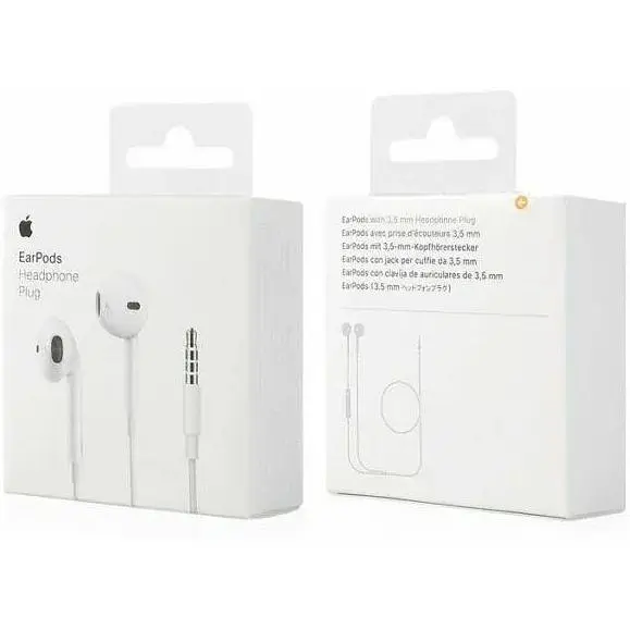 Наушники Apple EarPods Headphone Plug MNHF2ZM/A (Box, 1:1 Original) - фото 3