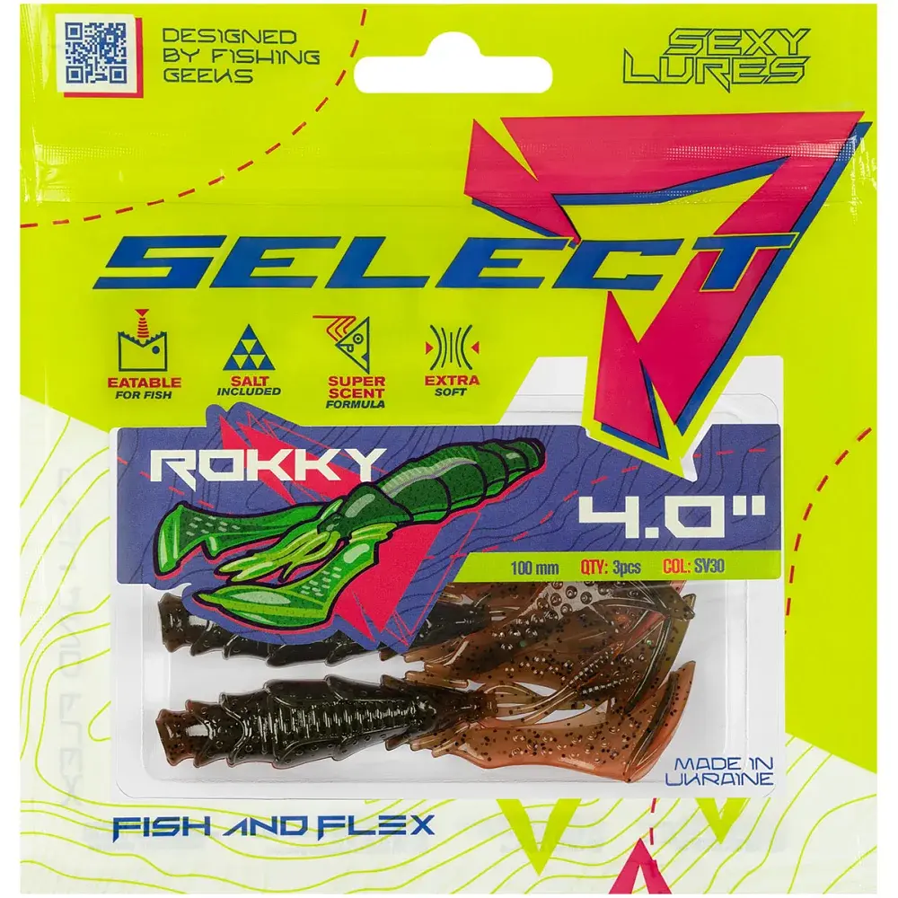 Силікон Select Rokky 4" SV30 (3 шт/уп) - фото 2