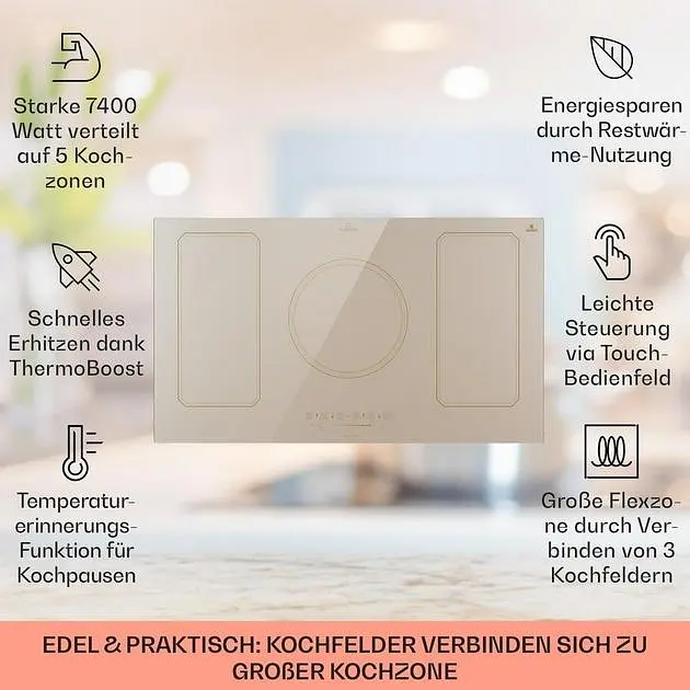 Индукционная плита Klarstein Victoria 5 Flex (10040204) - фото 6